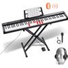 VEVOR Tastiera Pianoforte Digitale 88 Tasti Supporto Elettrico Portatile Pedale