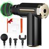 Cotsoco Pistola per Massaggi, Pistola per Massaggio Muscolare, Massaggiatore a percussione muscolare con 4 testine per massaggi, Massage gun per gambe, schiena, spalle e collo, ottimo regalo.