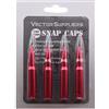 Vector Optics 4 cappucci a scatto 7,62 x 51 mm, cappucci a scatto in metallo per fucile, uguali alla taglia 308 Winchester, rosso