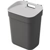 Curver Cestino "FLIP BIN" 9L Argento/grafite