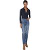 Trendyol Jeans Bootcut & Svasati Donna, Blu, 64