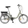 IBIKE i-Bike, Fold Green, Bicicletta Elettrica a Pedalata Assistita, Pieghevole, Unisex Adulto, Verde, Taglia Unica