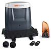 SCS Sentinel, MCO0108 Operatore a cremagliera per cancelli scorrevoli, 24V, 2 telecomandi, portata 50m, lampadina LED lampeggiante, 5 anni di garanzia, lunghezza 5m, 500kg max, OpenGate3