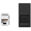Simon KA96U/14 - Pl K45 1/2 Mec V&D piatto C/Guardap con 1 connettore Cat6 Utp