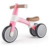 Hape - Triciclo Rosa senza pedali | Balance Bike leggera a 3 ruote per migliorare l'equilibrio e le abilità motorie dei bambini dai 18 mesi