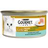 GOURMET Purina Gourmet Gold Umido Gatto Mousse con Merluzzo e Delicate Carote gr 85. Alimento Per Gatti