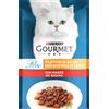 Gourmet Perle Filetti con Manzo gr 85. Cibo Umido per gatti