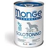 Monge Monoproteico Solo Tonno gr 400. Cibo Umido Per Cani