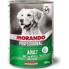 Morando Professional Adult Patè Con Vitello gr 400. Cibo Umido Per Cani