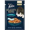 Felix Busta Sfilaccetti Rustici Con Tonno gr 80. Cibo Umido Per Gatti