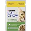 Purina CatChow Busta Sterilised Pollo e Melanzane gr85. Cibo Umido Gatti
