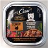 Cesar Natura Gooodness Terrine con Tacchino Piselli Spinaci e Peperone Gr.100. Cibo Umido Per Cani