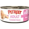 Petreet Adult Tonno Rosa gr 70. a01. Cibo Umido Per Gatti