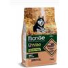 Monge Bwild Grain Free All Breeds Salmone e Piselli Kg.2,5 Cibo per Cani