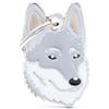 MYFAMILY Medaglietta Cane Lupo Cecoslovacco. Accessori per cani