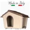 I.G.C. SRL Cuccia Plastica Mini Forma Casetta 57X39X41 CM. Cucce Per Cani.