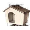I.G.C. SRL Cuccia Plastica Media Forma Casetta 79X59X60 CM. Cucce per cani.
