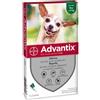 BAYER Advantix Spot-on Cani Fino a 4 Kg 1 Pipetta Antiparassitario per Cani