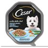 Cesar Scelta Dello Chef Pesce Bianco Verdure Riso Integrale gr 150. Alimento Per Cani