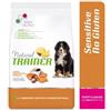 TRAINER Natural Trainer Sensitive No Gluten Medium Maxi Puppy and Junior con Salmone e Cereali Integrali 3kg. Cibo Secco Per Cani