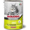 Morando Professional Adult Patè Con Manzo e Ortaggi gr 400. Cibo Umido Per Gatti .