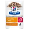 Hill's C/d Urinary Stress Pollo busta gr 85. Diete . Cibo Umido Per Gatti.