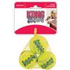 KONG Gioco Kong Squeaker Tennis Balls Small 3 pezzi. Giochi Per Cani