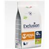 EXCLUSION Exlusion Gatto Renal Phase1 MAIALE Piselli e Riso Gr.300. Dietetico Per Gatti