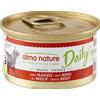 Almo Daily Menu Dadini con manzo gr 85. Cibo Umido per gatti