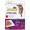 TRAINER Natural Trainer Busta Gatto Sterilised Con Manzo GR.85. Cibo Per Gatti
