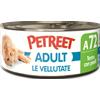 Petreet Le Vellutate Tonno Con Piselli gr 70 A72- Mangime Umido Per Gatti