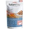 Italian Way kitten Salmone e Olivello Spinoso Sfilacc. in Salsa gr.85. Cibo Per Cuccioli di gatto .