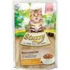 SCHESIR Stuzzy Cat Bocconcini kitten con Pollo gr.85.Cibo Umido per cuccioli di gatto