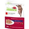 TRAINER Natural Trainer Busta Gatto Manzo gr 85. Cibo Umido Per Gatti
