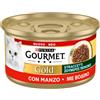 Gourmet Gold Straccetti con Manzo gr.85. Cibo Umido Per Gatti