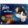 Felix Multipack le Ghiottonerie Selezioni Deliziose in Gelatina Manzo Pollo 12x 85gr. Cibo umido per gatti