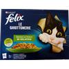 Felix Multipack le Ghiottonerie Selezioni con verdure in Gel. 12x 85gr. Cibo Umido Per gatti