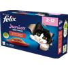 Felix Multipack Ghiottonerie Junior Selezioni Deliziose in Gel. 12x85gr. Cibo Umido Per Gatti