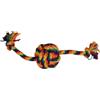 PAPILLON Corda Arcobaleno 2 nodi Con palla xl 70 CM- Giochi per cani