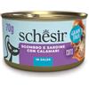 SCHESIR Grill WF Sardine/Sgombro con calamari in salsa Gr.70. Cibo Umido Per gatti -
