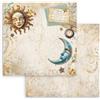 Carta Scrap Masquerade sole e luna Stamperia