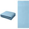 Good Nite Tappetino da Yoga Pieghevole Antiscivolo Portatile Pieghevole Leggero per Ginnastica Pilates Sport Viaggi Yoga 183 x 61 x 0,6 cm (Blu)