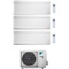DAIKIN STYLISH CONDIZIONATORE TRIAL SPLIT 7000+7000+15000 BTU BIANCO GAS R-32 WI-FI INVERTER 3MXM68A9 A+++