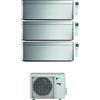 Daikin CONDIZIONATORE DAIKIN STYLISH TOTAL SILVER WI-FI TRIAL SPLIT 7000+7000+12000 BTU INVERTER GAS R-32 3MXM68A A+++