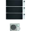 Daikin CONDIZIONATORE DAIKIN STYLISH TOTAL BLACK WI-FI TRIAL SPLIT 7000+9000+18000 BTU INVERTER GAS R-32 3MXM68N A+++