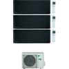 Daikin CONDIZIONATORE DAIKIN STYLISH TOTAL BLACK WI-FI TRIAL SPLIT 9000+12000+15000 BTU INVERTER GAS R-32 3MXM68A A+++