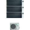 Daikin CONDIZIONATORE DAIKIN STYLISH REAL BLACKWOOD WI-FI TRIAL SPLIT 7000+9000+15000 BTU INVERTER R32 3MXM68N A+++