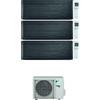 Daikin CONDIZIONATORE DAIKIN STYLISH REAL BLACKWOOD WI-FI TRIAL SPLIT 9000+9000+12000 BTU INVERTER R32 3MXM68A A+++