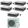 Daikin CONDIZIONATORE DAIKIN PENTA SPLIT CANALIZZABILE ULTRAPIATTO 9000+9000+9000+9000+12000 BTU INVERTER 5MXM90A COMANDO A FILO A+++