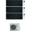 Daikin CONDIZIONATORE DAIKIN TRIAL SPLIT STYLISH 7000+7000+7000 BTU TOTAL BLACK WIFI INVERTER 3MXM68A9 A+++